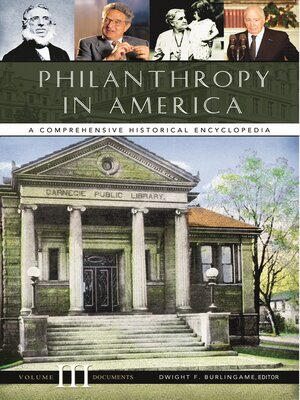cover image of Philanthropy in America